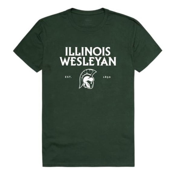 W Republic 526-525-FOR-04 Illinois Wesleyan University Titans Seal College T-Shirt, Forest Green - Extra Large