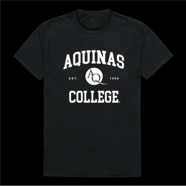 W Republic 526-611-BLK-03 Aquinas College Saints Seal T-Shirt, Black - Large