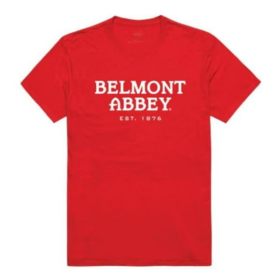W Republic 526-616-RED-03 Belmont Abbey College Crusaders Seal College T-Shirt, Red - Large