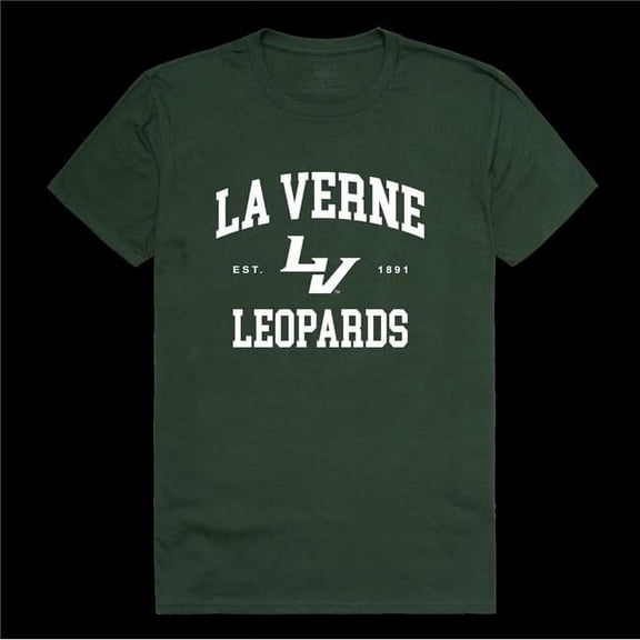 W Republic 526-661-FOR-04 University of La Verne Leopards Seal College T-Shirt, Forest Green - Extra Large