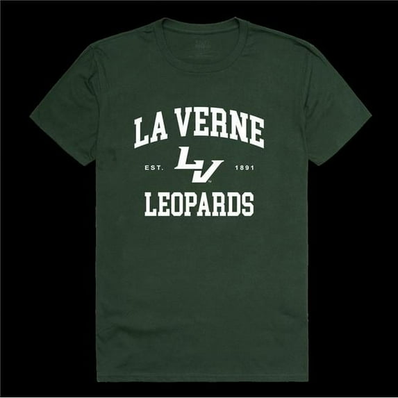 W Republic 526-661-FOR-04 University of La Verne Leopards Seal College T-Shirt, Forest Green - Extra Large