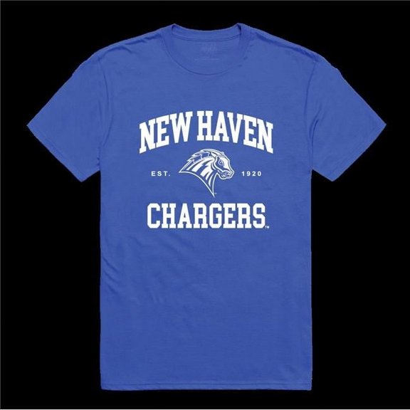 W Republic 526-663-RYL-05 University of New Haven Chargers Seal College T-Shirt, Royal - 2XL