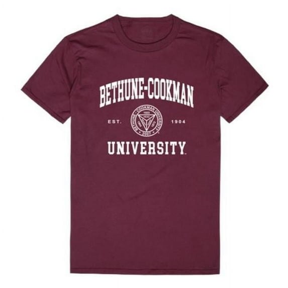W Republic 526-692-MAR-01 Bethune-Cookman University Wildcats Seal College T-Shirt, Maroon - Small