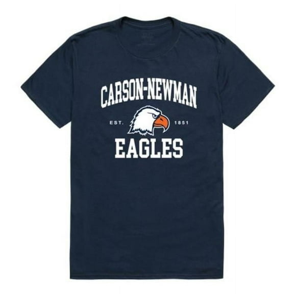 W Republic 526-702-NVY-03 Carson-Newman University Eagles Seal College T-Shirt, Navy - Large