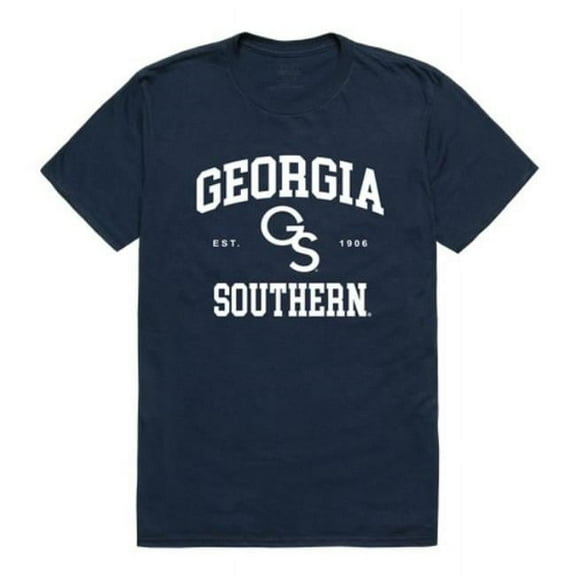 W Republic 526-718-NVY-01 Georgia Southern University Eagles Seal College T-Shirt, Navy - Small