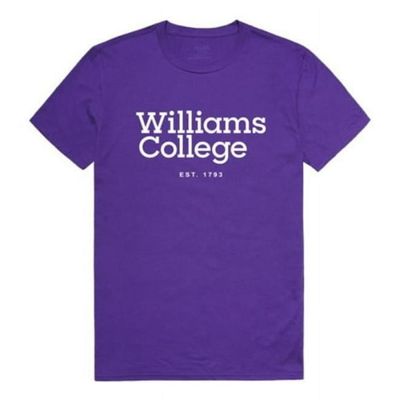 W Republic 526-727-PUR-05 Williams College The Purple Cows Seal T-Shirt, Purple - 2XL