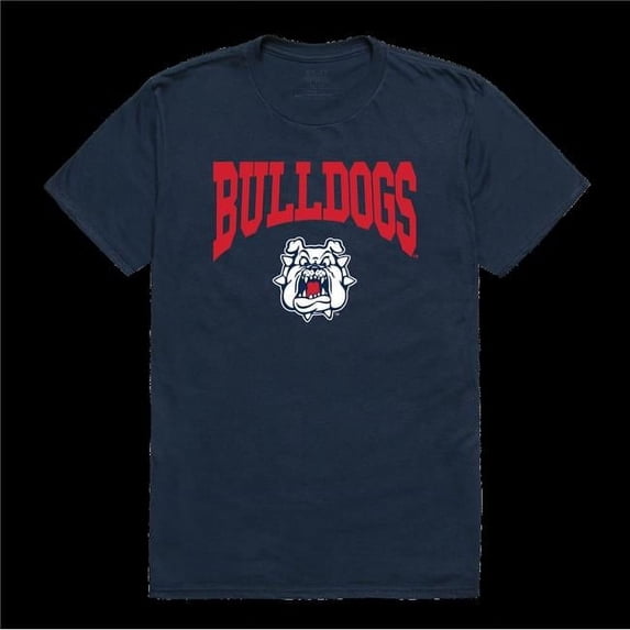 W Republic 527-169-NV2-05 California State University, Fresno Bulldogs Athletic T-Shirt, Navy - 2XL