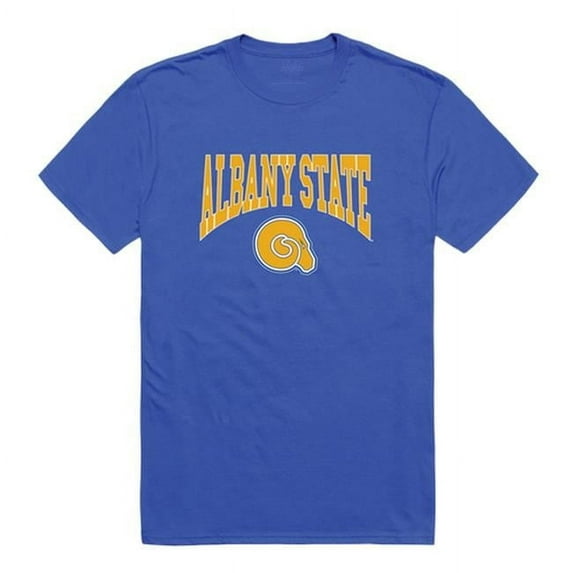 W Republic 527-260-B02-05 Albany State University Men Athletic T-Shirt, Royal - 2XL
