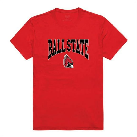 W Republic 527-264-R58-05 Ball State University Men Athletic T-Shirt, Red - 2XL