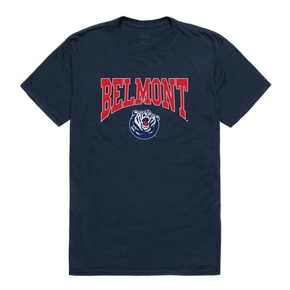 W Republic 527-265-BGT-02 Belmont University Men Athletic T-Shirt, Navy - Medium