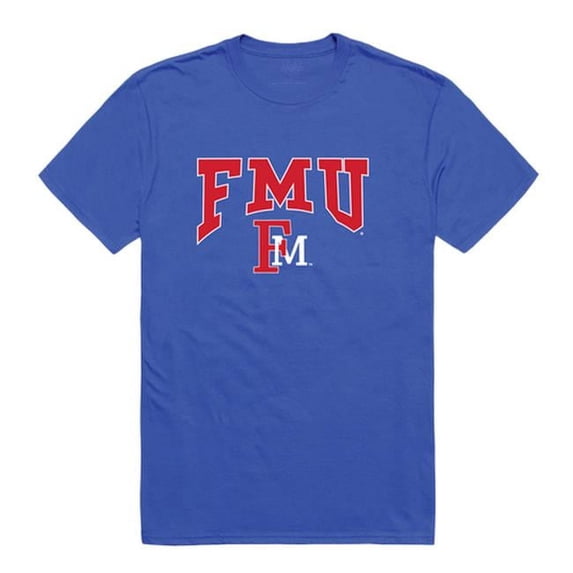 W Republic 527-306-B02-04 Francis Marion University Athletic T-Shirt, Royal Blue 3 - Extra Large