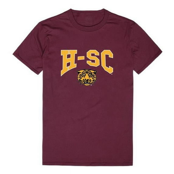 W Republic 527-309-327-02 Hampden-Sydney College Athletic T-Shirt, Maroon & White 2 - Medium