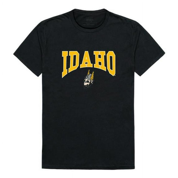 W Republic 527-395-E27-05 University of Idaho Athletic T-Shirt, Black & White - 2XL
