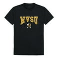 thumbnail image 1 of W Republic 527-404-E27-01 West Virginia State University Athletic T-Shirt, Black & White - Small, 1 of 1