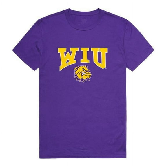 W Republic 527-405-328-05 Western Illinois University Athletic T-Shirt, Purple - 2XL