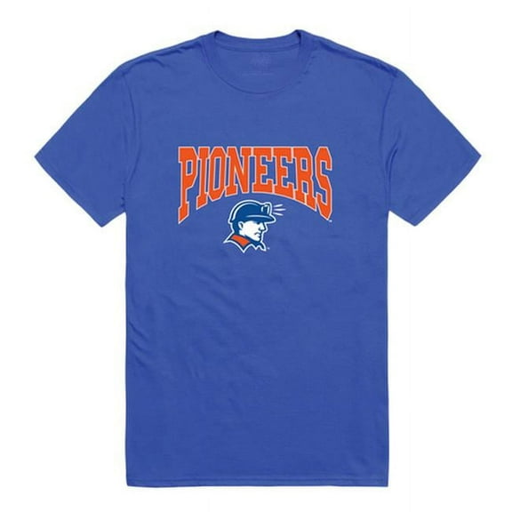 W Republic 527-410-B02-03 University of Wisconsin-Platteville Athletic T-Shirt, Royal - Large