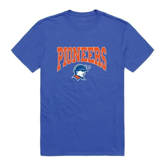 W Republic 527-410-B02-04 University of Wisconsin-Platteville Athletic T-Shirt, Royal - Extra Large