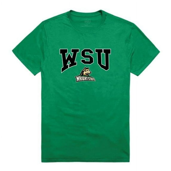 W Republic 527-416-G77-04 Wright State University Athletic T-Shirt, Kelly - Extra Large