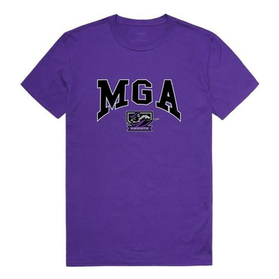 W Republic 527-420-328-04 Middle Georgia State University Athletic T-Shirt, Purple - Extra Large