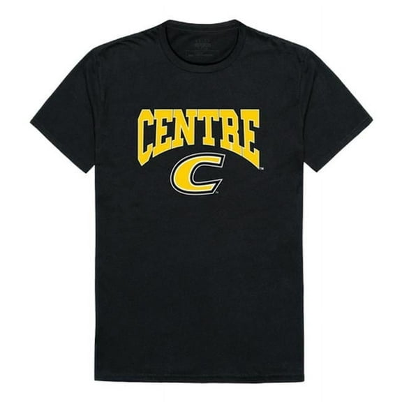 W Republic 527-450-BLK-03 NCAA Centre College Colonels Athletic T-Shirt, Black - Large