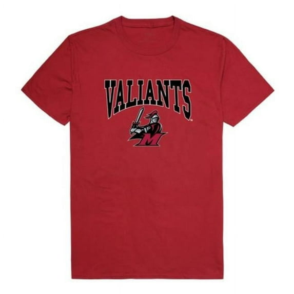 W Republic 527-454-CAR-02 NCAA Manhattanville College Valiants Athletic T-Shirt, Cardinal - Medium