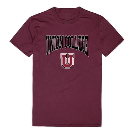 W Republic 527-461-MAR-01 NCAA Union College Bulldogs Athletic T-Shirt, Maroon - Small