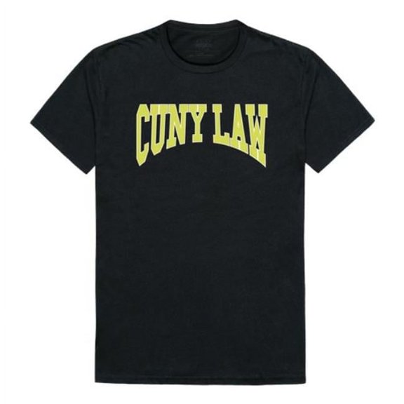 W Republic 527-634-BLK-04 City University of New York School of Law Athletic T-Shirt, Black - Extra Large