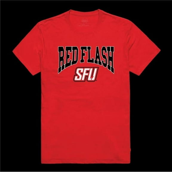 W Republic 527-669-RED-02 Saint Francis University Red Flash Athletic T-Shirt, Red - Medium