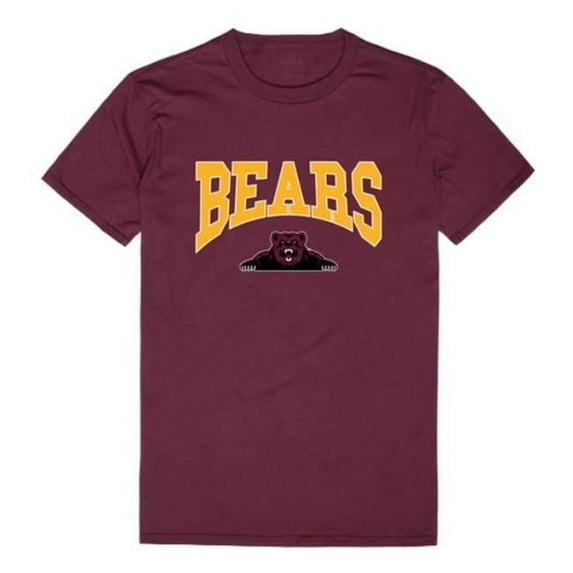 W Republic 527-726-MAR-04 Shaw University Bears Athletic T-Shirt, Maroon - Extra Large