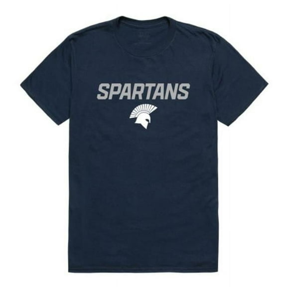 W Republic 527-728-NVY-03 Missouri Baptist University Spartans Athletic T-Shirt, Navy - Large