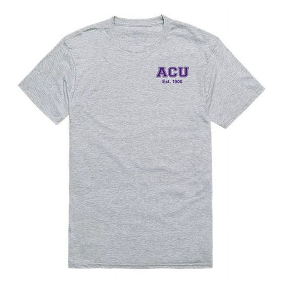 W Republic 528-257-HGY-01 Abilene Christian University Practice T-Shirt, Heather Grey - Small