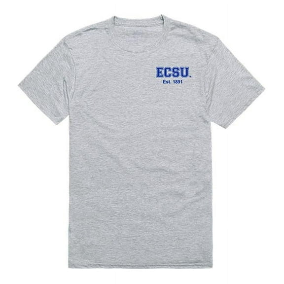 W Republic 528-297-HGY-04 Elizabeth City State University Practice T-Shirt, Heather Grey - Extra Large