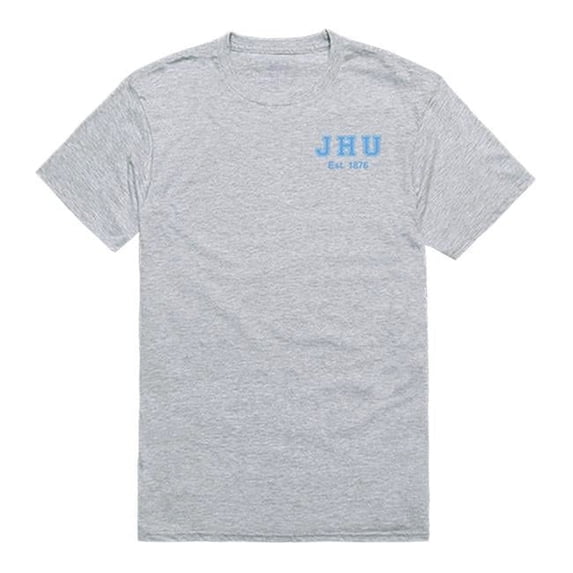 W Republic 528-319-HGY-03 Johns Hopkins University Practice T-Shirt, Heather Grey - Large