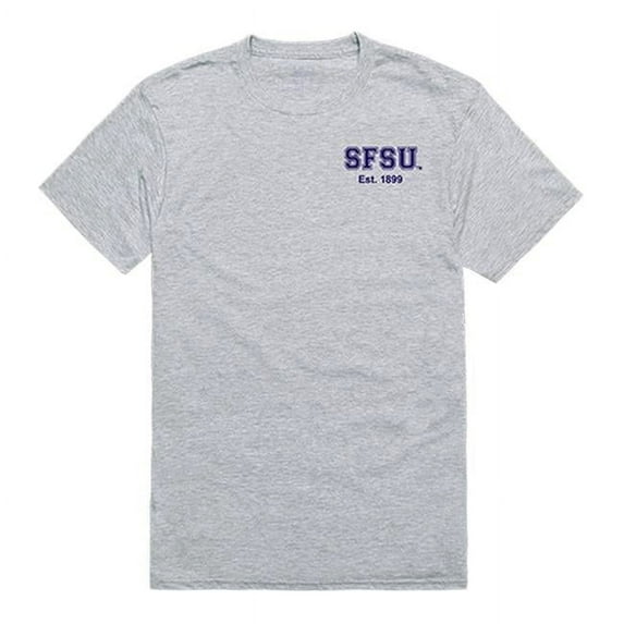 W Republic 528-376-HGY-05 San Francisco State University Men Practice T-Shirt, Heather Grey - 2XL