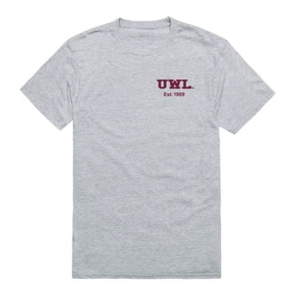 W Republic 528-477-HGY-03 University of Wisconsin-La Crosse Eagles Practice T-Shirt, Heather Grey - Large