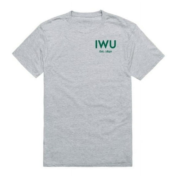 W Republic 528-525-HGY-05 Illinois Wesleyan University Titans Practice T-Shirt, Heather Grey - 2XL