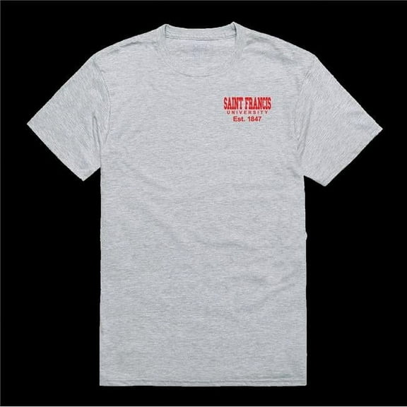 W Republic 528-669-HGY-03 Saint Francis University Red Flash Practice T-Shirt, Heather Grey - Large