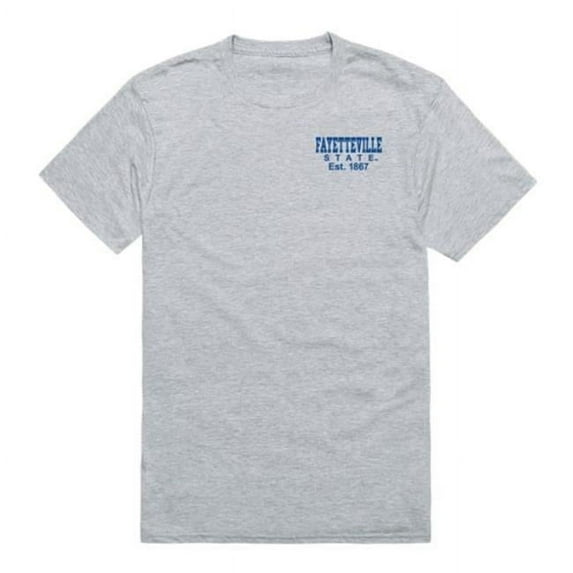 W Republic 528-716-HGY-05 Fayetteville State University Broncos Practice T-Shirt, Heather Grey - 2XL