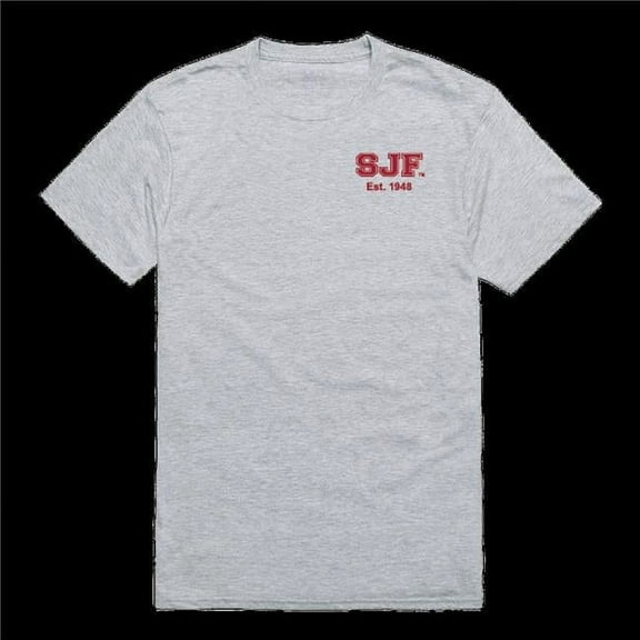 W Republic 528-739-HGY-02 St. Johns University Fisher Cardinals Practice T-Shirt, Heather Grey - Medium