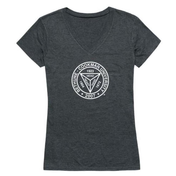 W Republic 529-692-HCH-01 Bethune-Cookman University Wildcats Women Institutional T-Shirt, Heather Charcoal - Small