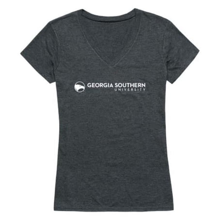 W Republic 529-718-HCH-02 Georgia Southern University Eagles Women Institutional T-Shirt, Heather Charcoal - Medium