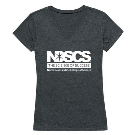 W Republic 529-724-HCH-05 North Dakota State College of Science Wildcats Women Institutional T-Shirt, Heather Charcoal - 2XL