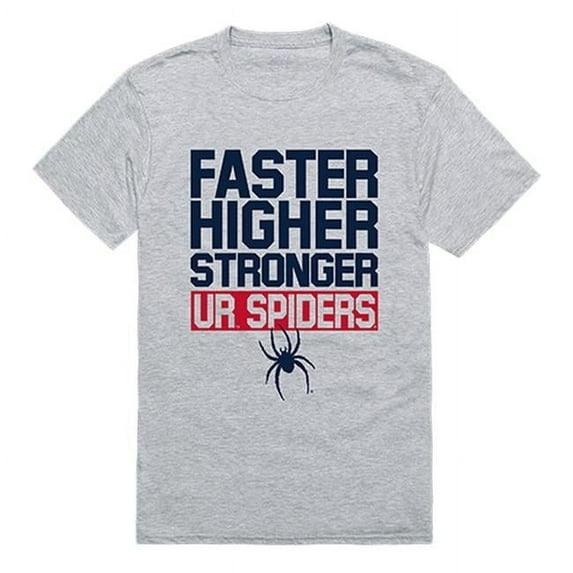 W Republic 530-145-HGY-02 University of Richmond Men Workout T-Shirt, Heather Grey - Medium