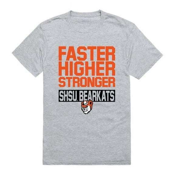 W Republic 530-441-HGY-04 Sam Houston State University Workout T-Shirt, Heather Grey - Extra Large