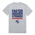 thumbnail image 1 of W Republic 530-623-HGY-03 Carl Sandburg College Chargers Workout T-Shirt, Heather Grey - Large, 1 of 1