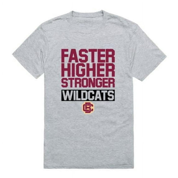 W Republic 530-692-HGY-02 Bethune-Cookman University Wildcats Workout T-Shirt, Heather Grey - Medium