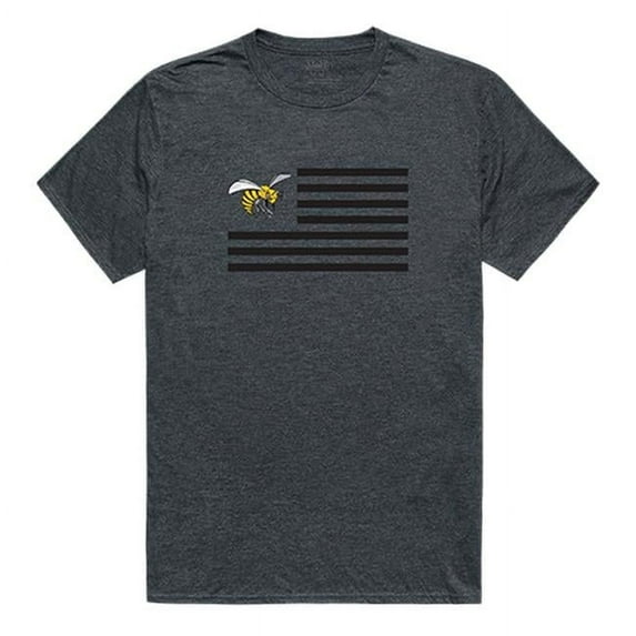W Republic 531-102-HCH-03 Alabama State University Men Flag T-Shirt, Heather Charcoal - Large