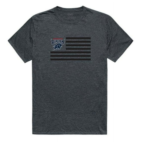 W Republic 531-171-HCH-05 Howard University Flag T-Shirt, Heather Charcoal 2 - 2XL