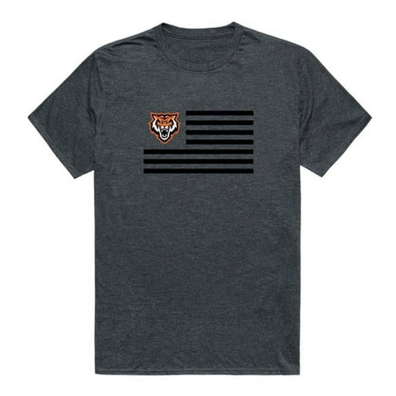 W Republic 531-222-HC2-01 Idaho State University Flag T-Shirt, Heather Charcoal - Small