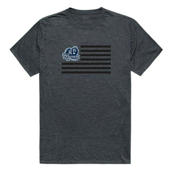 W Republic 531-228-HCH-02 Old Dominion University Flag T-Shirt, Heather Charcoal 2 - Medium